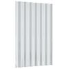 vidaXL Roof Panels 12 pcs Galvanised Steel Anthracite 60x36 cm