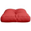 vidaXL Pallet Cushion Red 60x40x12 cm Fabric