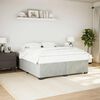 vidaXL Bed Frame without Mattress Light Grey California King Velvet