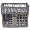 vidaXL Willow Cat Tree Pet House/Bed/Scratching Post with Cushion Square