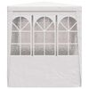 vidaXL Professional Party Tent with Side Walls 2x2 m White 90 g/m²