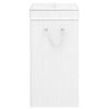 vidaXL Bamboo Laundry Basket White