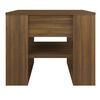vidaXL Coffee Table Brown Oak 55.5x55x45 cm Engineered Wood
