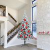 vidaXL Christmas Bauble Set 4 pcs Red