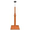 vidaXL Outdoor Shower Eucalyptus Wood and Steel