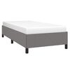 vidaXL Bed Frame without Mattress Dark Grey 100x203 cm Twin XL Fabric