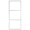 vidaXL Walk-in Shower Wall with Shelf Chrome 80x195 cm ESG Glass&Aluminium