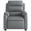 vidaXL Massage Recliner Chair Grey Faux Leather