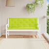 vidaXL Garden Bench Cushion Bright Green 150x(50+50)x7cm Oxford Fabric