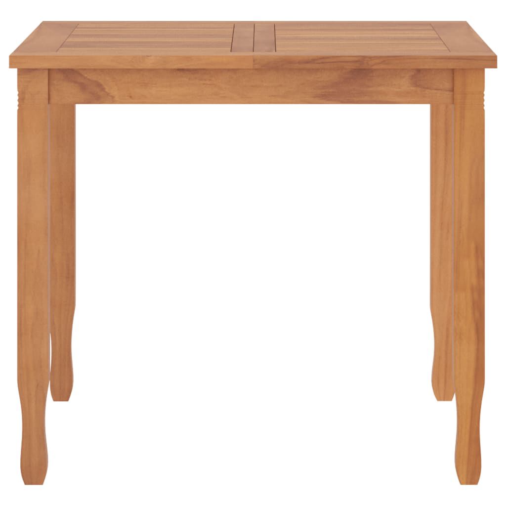 vidaXL 5 Piece Garden Dining Set Solid Wood Teak