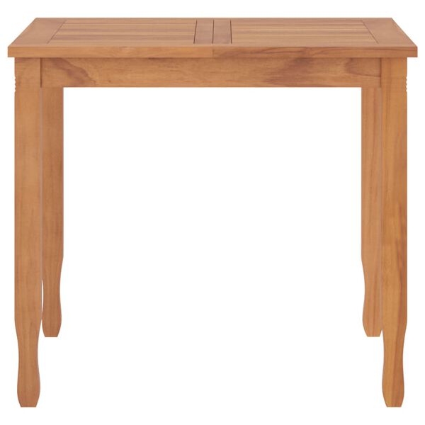 vidaXL 5 Piece Garden Dining Set Solid Wood Teak