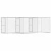 vidaXL Dog Cage Silver 600 x 200 x 200 cm Galvanised Steel