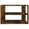 vidaXL Coffee Table Smoked Oak 58x58x40 cm Engineered Wood