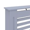 vidaXL Radiator Cover Anthracite 172x19x81.5 cm MDF