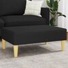 vidaXL Footstool Black 77x55x31 cm Fabric