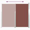 vidaXL Retractable Side Awning 120 x 300 cm Brown