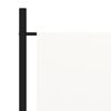 vidaXL 3-Panel Room Divider White 260x180 cm