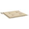 vidaXL Garden Chair Cushions 2 pcs Beige 50x50x4 cm Oxford Fabric