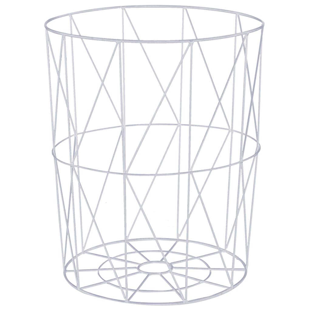 vidaXL Coffee Table White Ø 47 cm