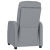 vidaXL Recliner Chair Light Grey Fabric
