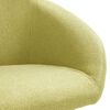 vidaXL Dining Chairs 4 pcs Green Fabric