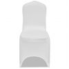 Chair Cover Stretch White 6 pcs