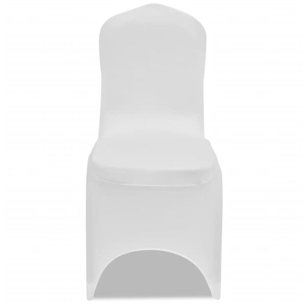 Chair Cover Stretch White 6 pcs