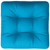 vidaXL Pallet Cushion Blue 60x60x12 cm Fabric