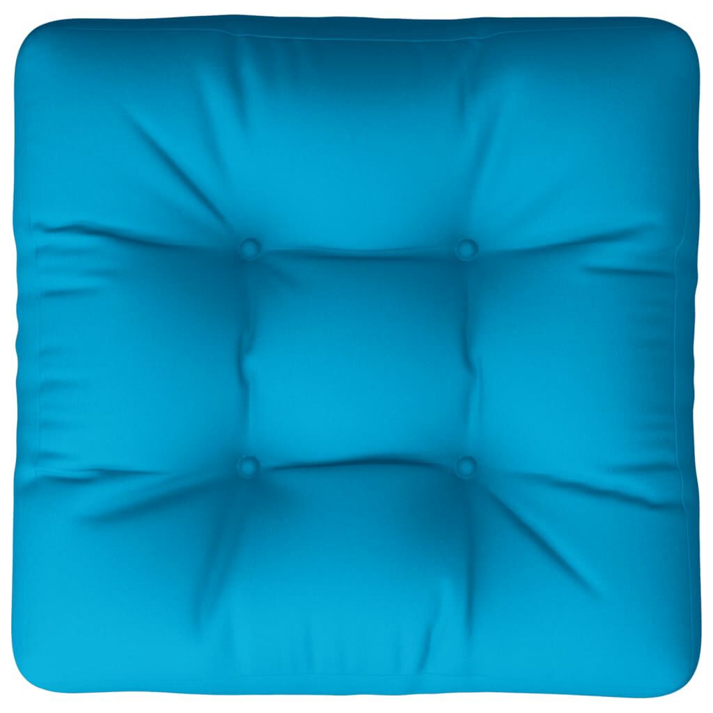 vidaXL Pallet Cushion Blue 60x60x12 cm Fabric