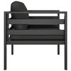 vidaXL Single Sofa with Cushions Aluminium Anthracite