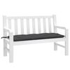 vidaXL Garden Bench Cushion Melange Anthracite 120x50x7 cm Fabric