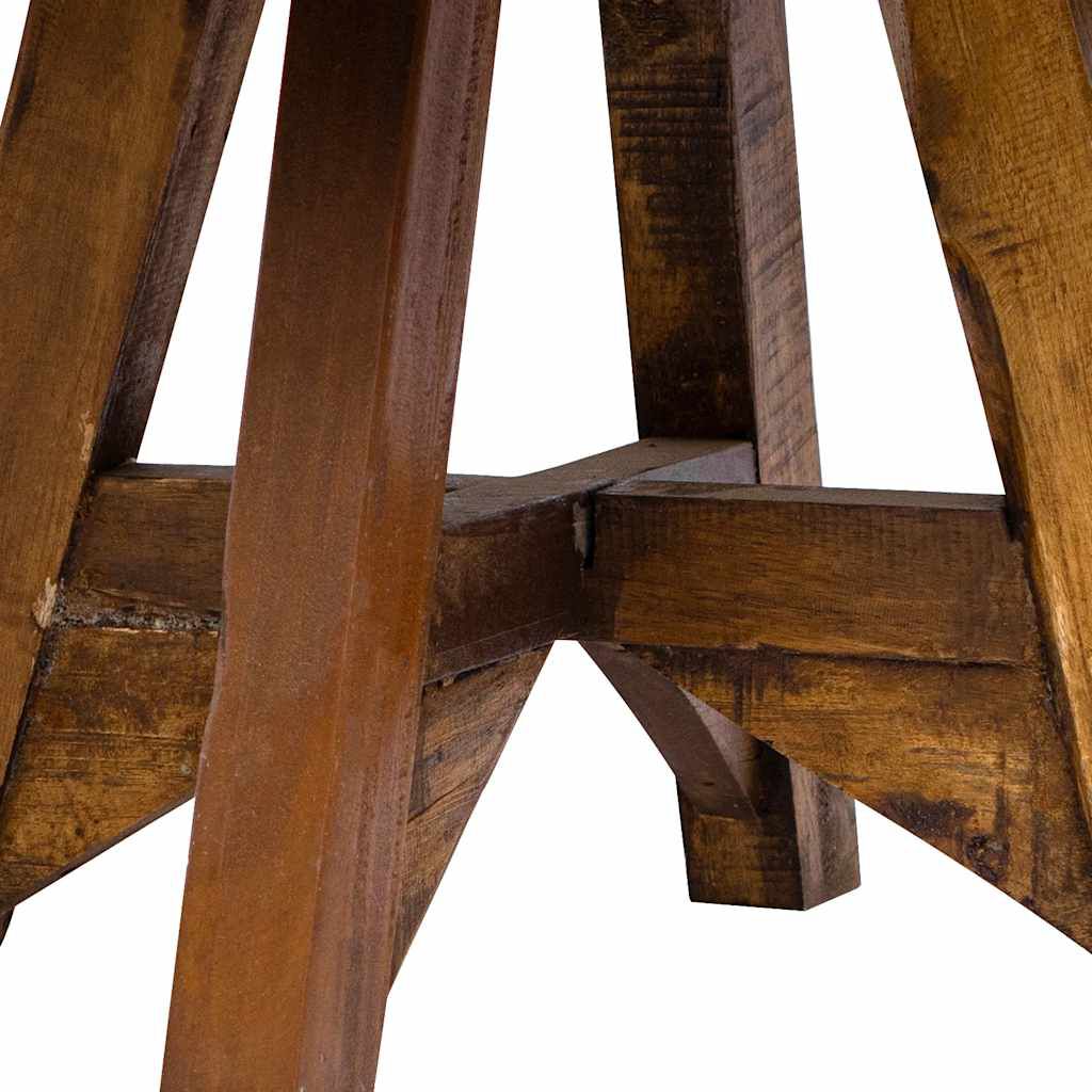 vidaXL Coffee Table Mixed Recycled Wood 60x45 cm Silver
