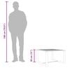vidaXL Coffee Table Aluminium Anthracite