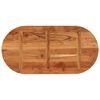 vidaXL Table Top 100x50x3.8 cm Oval Solid Wood Acacia