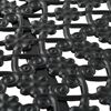 vidaXL Bistro Table Black 40x70 cm Metal