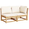 vidaXL 8 Piece Garden Lounge Set with Cushions Solid Wood Acacia
