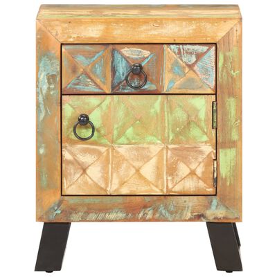 vidaXL Bedside Cabinet 40x30x50 cm Solid Reclaimed Wood