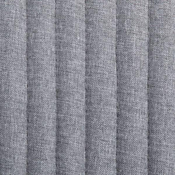 vidaXL Dining Chairs 2 pcs Light Grey Fabric