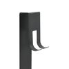 vidaXL Hanging Shower Caddy Matt Black Brushed 304 Stainless Steel