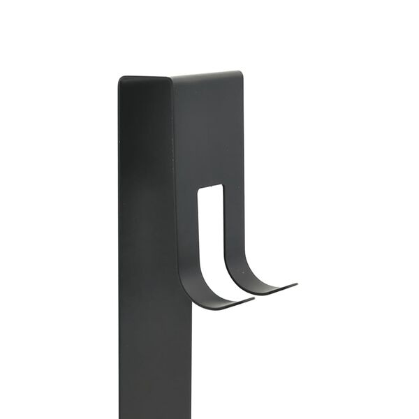 vidaXL Hanging Shower Caddy Matt Black Brushed 304 Stainless Steel