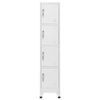 vidaXL Locker Cabinet with 4 Compartments 38x45x180 cm