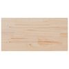 vidaXL Table Tops 2 pcs 80x40x1.7 cm Rectangular Solid Wood Pine