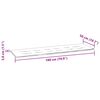 vidaXL Garden Bench Cushion Taupe 180x50x4 cm Oxford Fabric