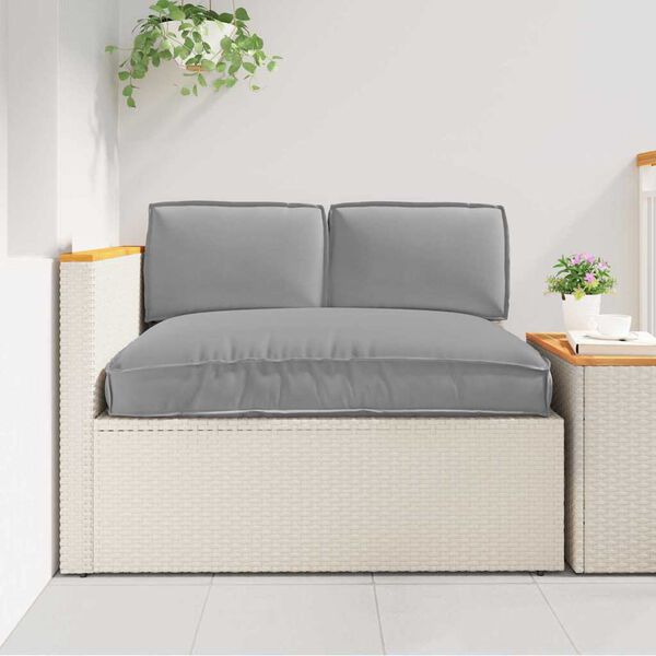 vidaXL Cushion Set 3 pcs Grey Oxford Fabric