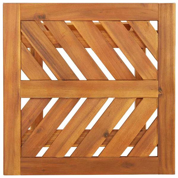 vidaXL Garden Bistro Set 3 pcs Brown Solid acacia wood
