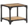 vidaXL Coffee Table 40x40x36 cm Solid Rough Mango Wood