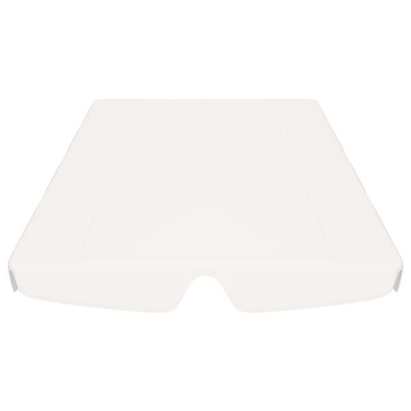 vidaXL Replacement Canopy for Garden Swing White 188/168x145/110 cm