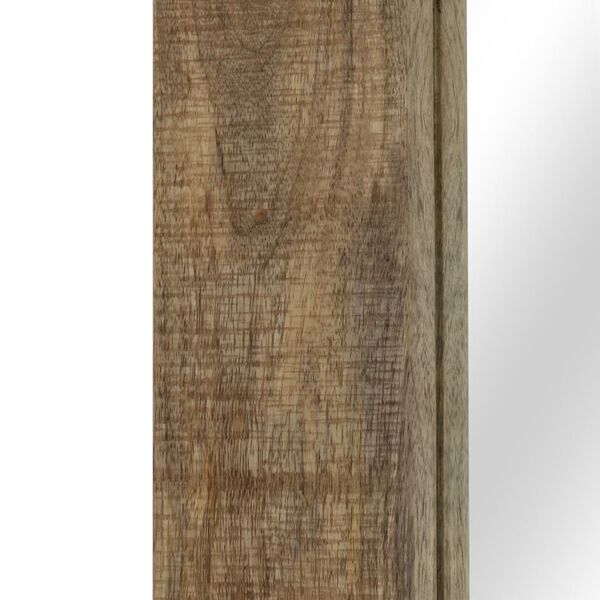 vidaXL Mirror Solid Mango Wood 50x80 cm