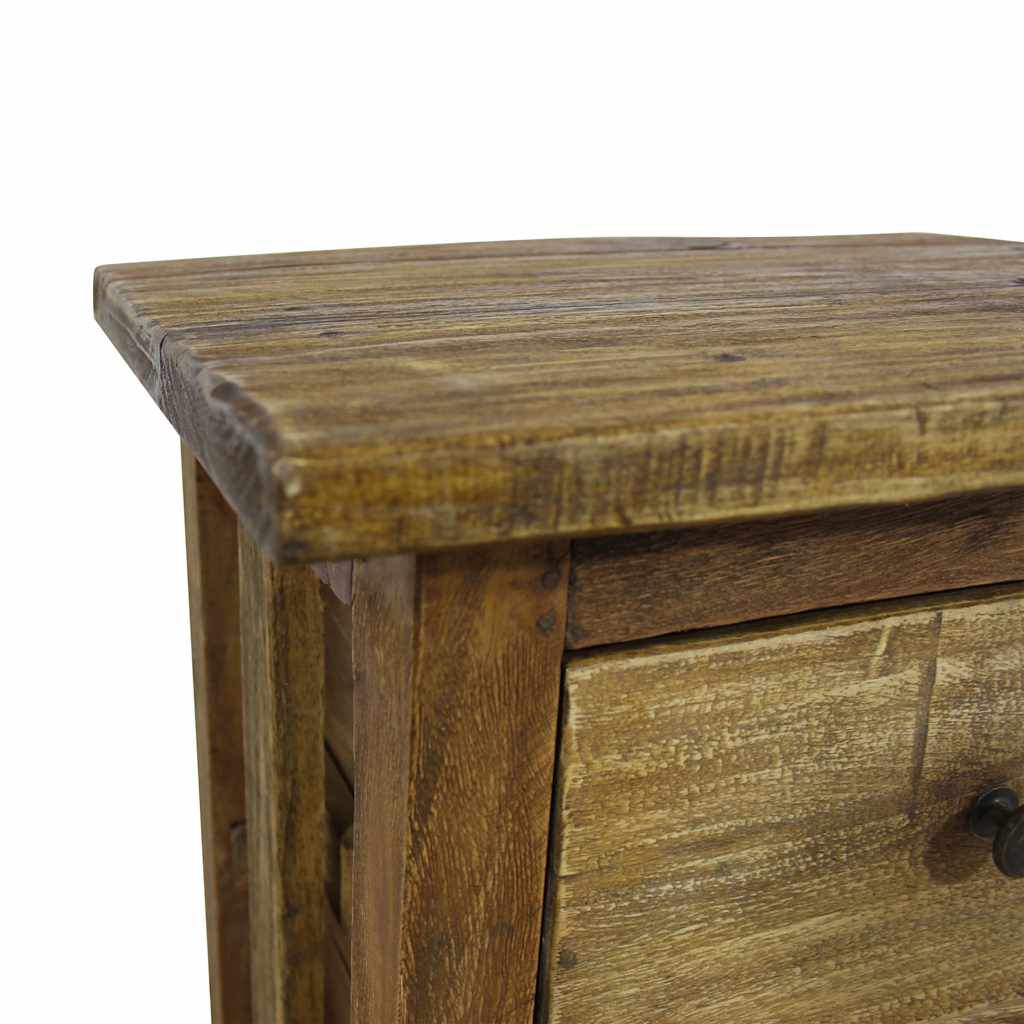 vidaXL Nightstand Solid Mahogany Wood 40x30x51 cm