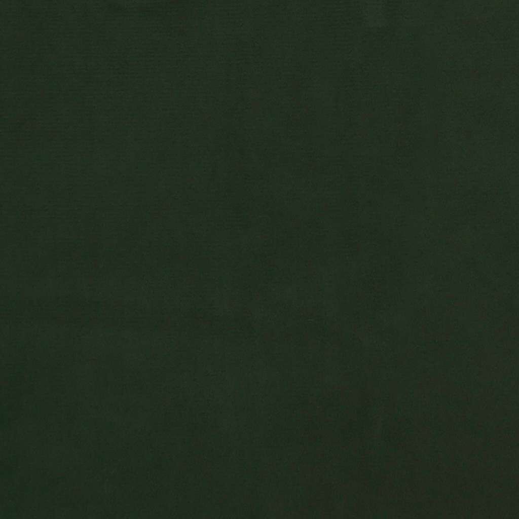 vidaXL 2-Seater Sofa Bed Dark Green Velvet